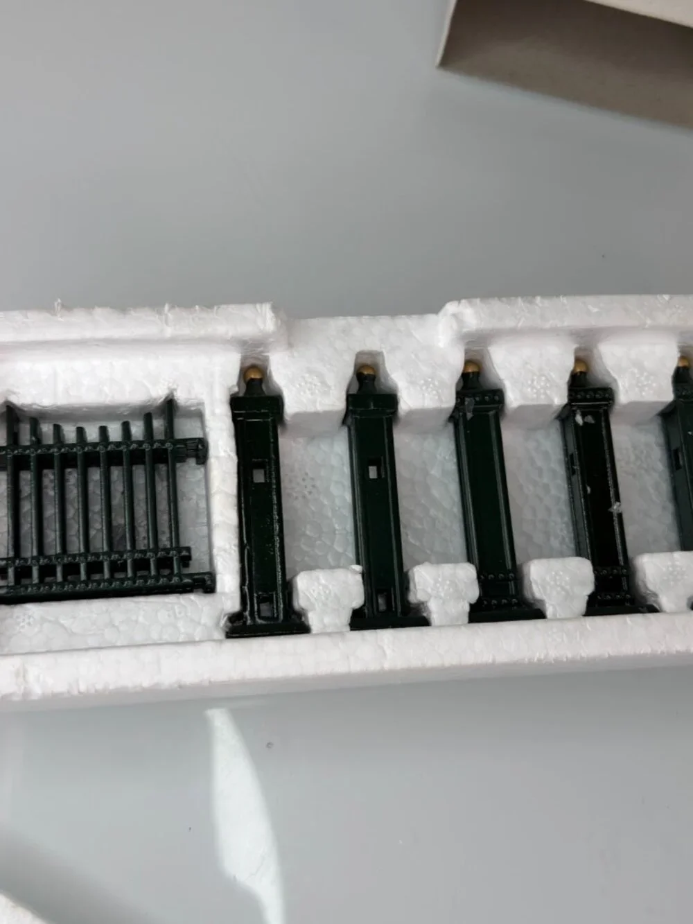 Dept. 56 Village Wrought Iron Gate, Fence, and Fence Extensions plus Gazebo